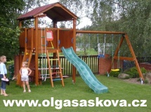 Hrací sestava JUNGLE GYM pro soukromá dětská hřiště