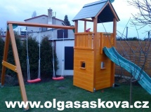 Hrací sestava JUNGLE GYM pro soukromá dětská hřiště